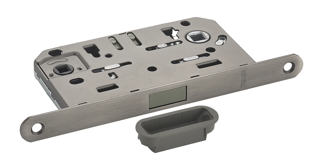 Защелка межкомнатная M1895 GR магнитная, сантехническая, цвет графит фото 2 Защелка межкомнатная M1895 GR магнитная, сантехническая, цвет графит фото купить в Оренбурге