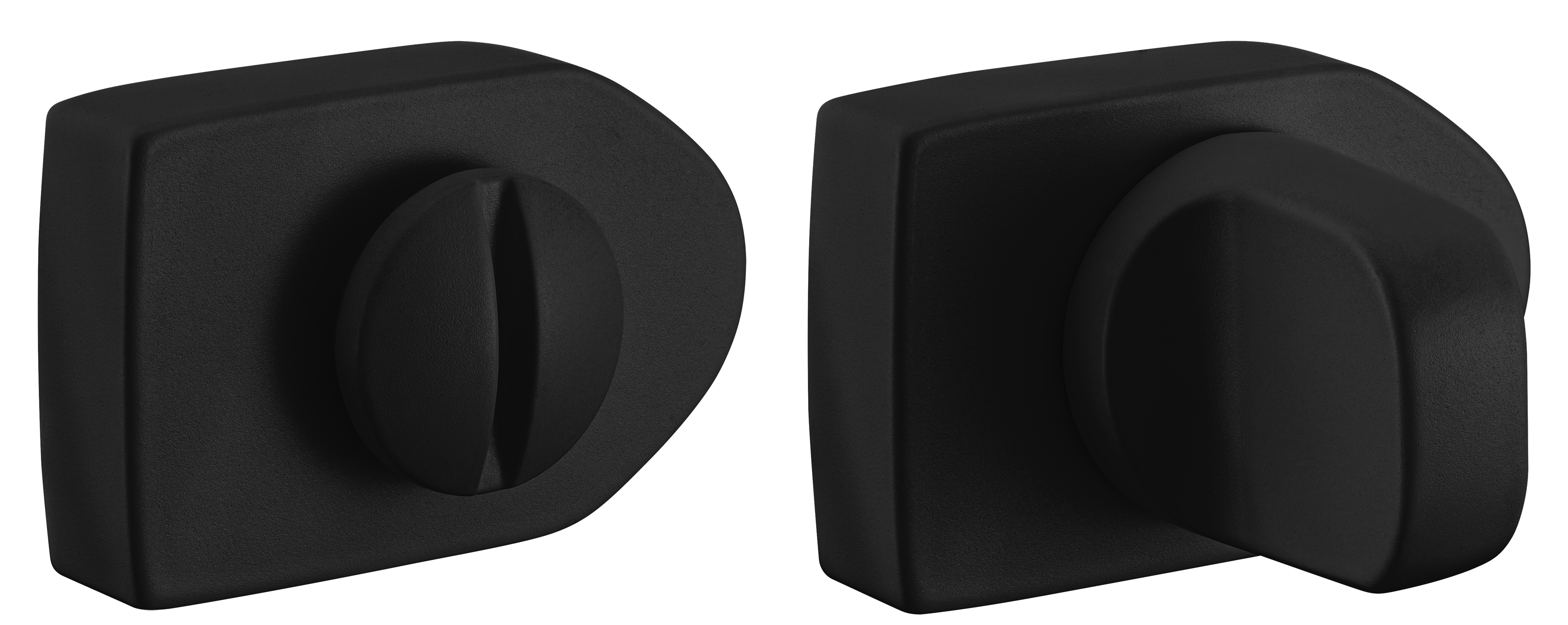 Завертка сантехническая LUX-WC-SH NERO-ST цвет - черный soft-touch фото купить Оренбург