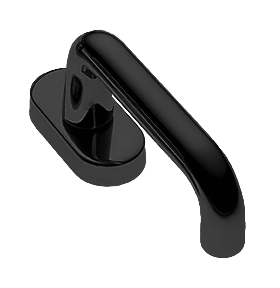 Ручка оконная IRIS W1 NERO, цвет - черный фото купить Оренбург
