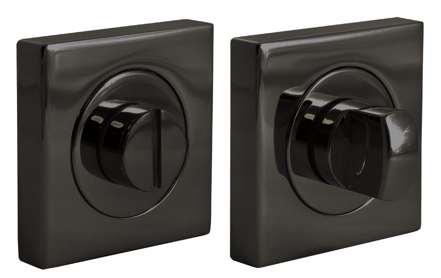 LUX-WC-S2 NIN, завертка сантехническая на квадратной розетке, цвет - черный никель фото купить Оренбург