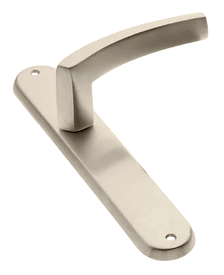 Ручка дверная на планке WIND PL NIS, цвет матовый никель, латунь фото купить в Оренбурге