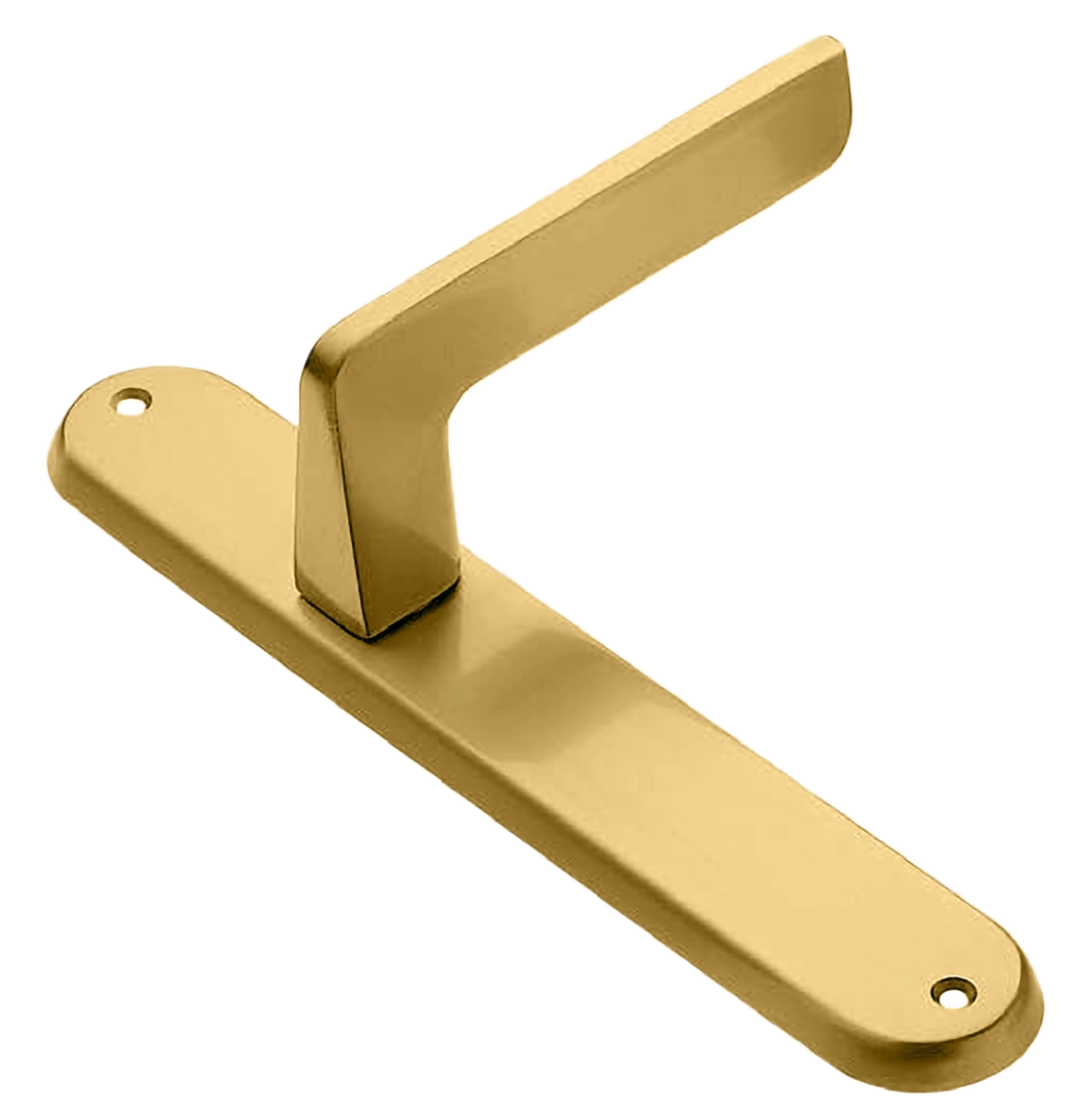 Ручка дверная на планке ROCK PL OSA, цвет матовое золото, латунь фото купить в Оренбурге