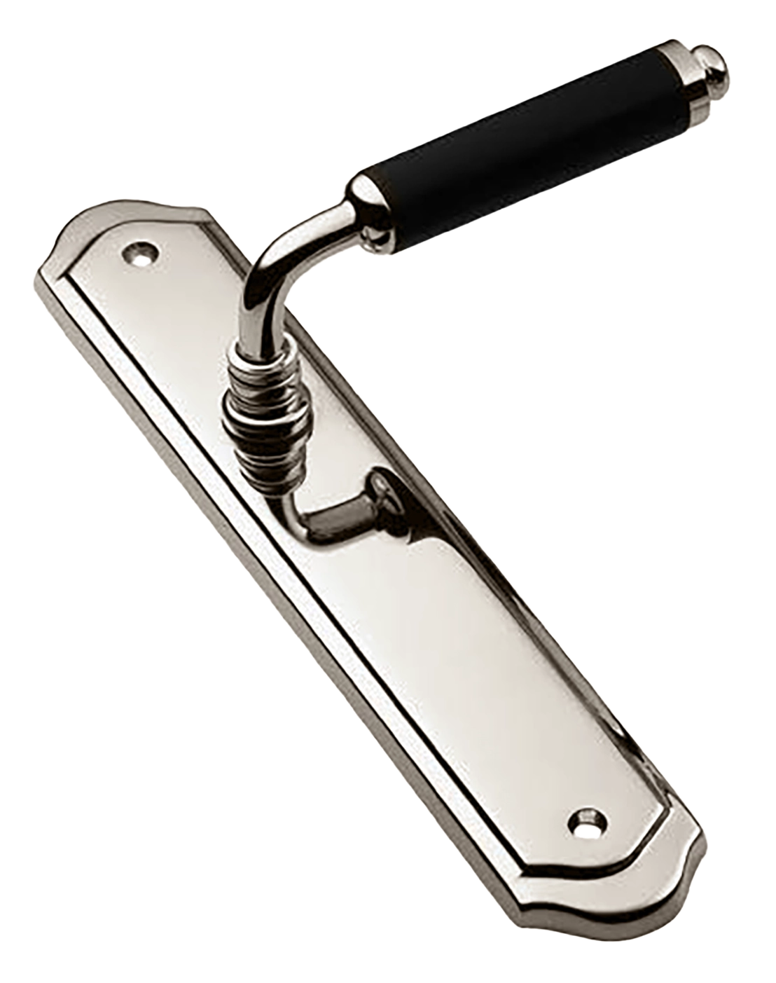 Ручка дверная на планке RIVA PL NIK, цвет никель, латунь фото купить в Оренбурге