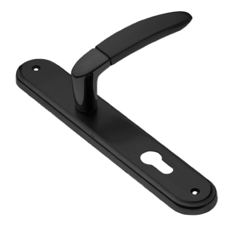 Ручка дверная на планке SAIL PL NERO, цвет черный, латунь фото купить в Оренбурге