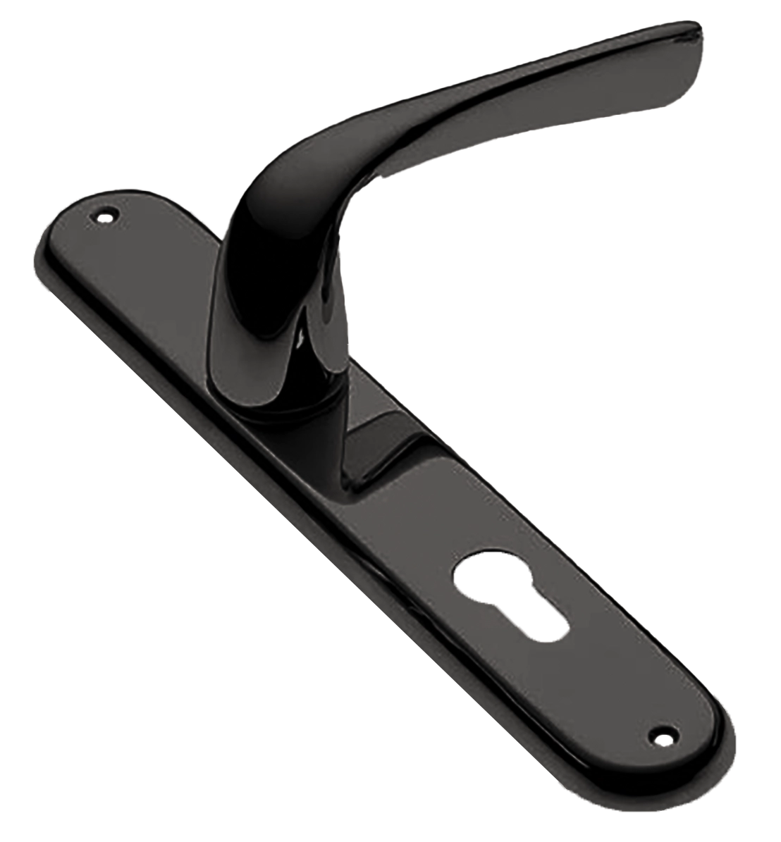 Ручка дверная на планке LE MANS PL NIN, цвет черный никель, латунь фото купить в Оренбурге