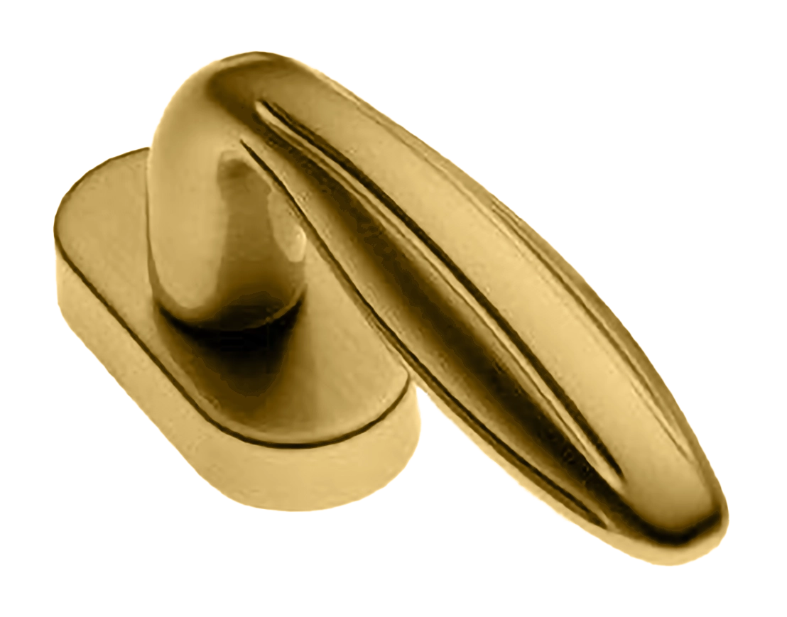 Ручка оконная BUD W1 OSA, цвет - матовое золото фото купить в Оренбурге