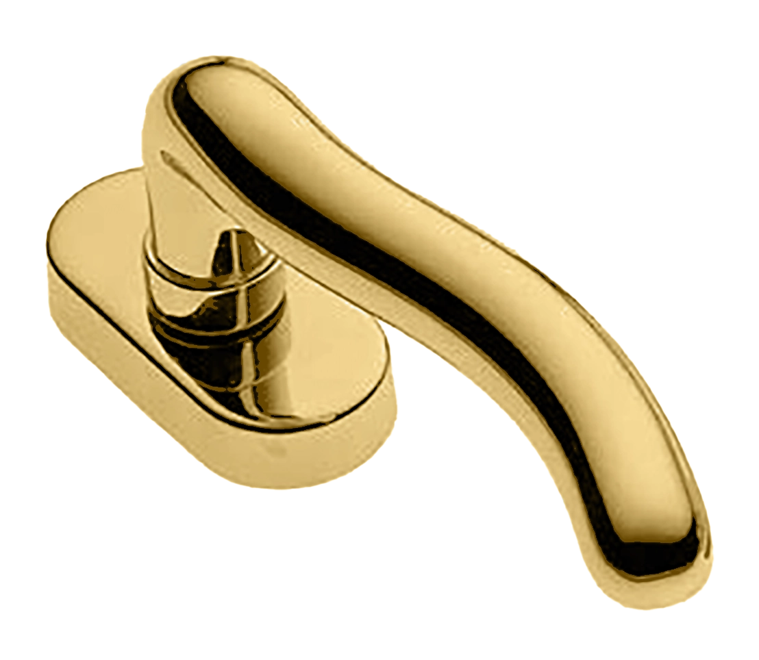 Ручка оконная SNAKE W1 OTL, цвет - золото фото купить в Оренбурге