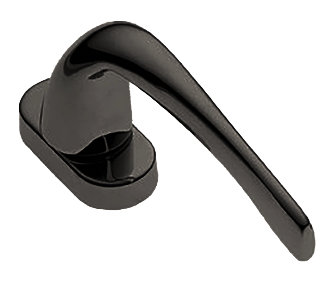 Ручка оконная LE MANS W1 NIN на прямоугольной розетке с 4-х позицион. механизмом, цвет черный никель, латунь фото купить в Оренбурге