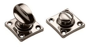 LUX-WC-RIVA NIK, завертка сантехническая на квадратной розетке для ручки RIVA, цвет - никель фото купить в Оренбурге