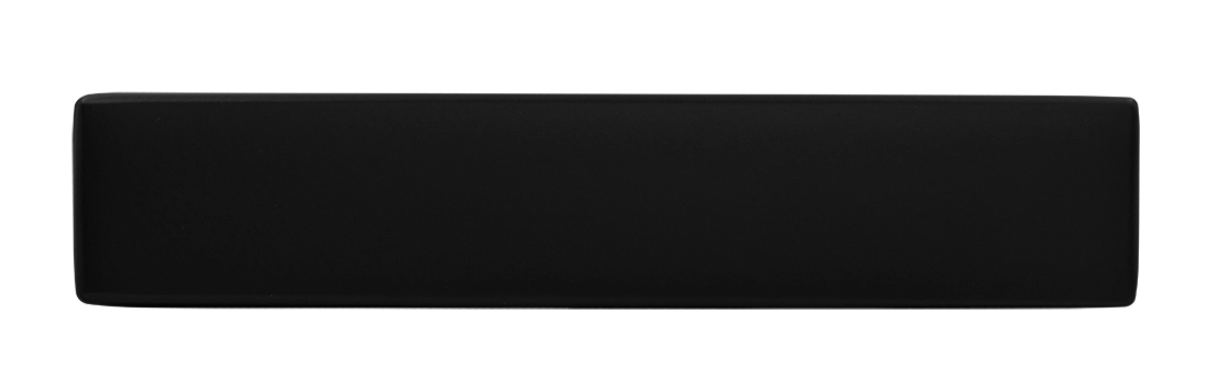 Ручка дверная SHUTTLE NERO-ST цвет черный soft-touch, ЦАМ фото купить в Оренбурге