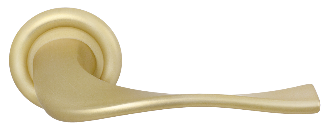 Ручка дверная SKYSCRAPER R7 AH на круглой розетке, цвет Осенний мёд/Autumn Honey фото купить Оренбург