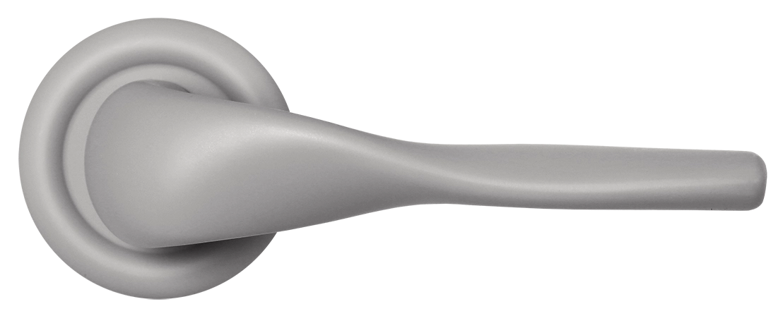 Ручка дверная LVB R7 SMI на круглой розетке, цвет Весенняя дымка/Spring Mist фото купить в Оренбурге