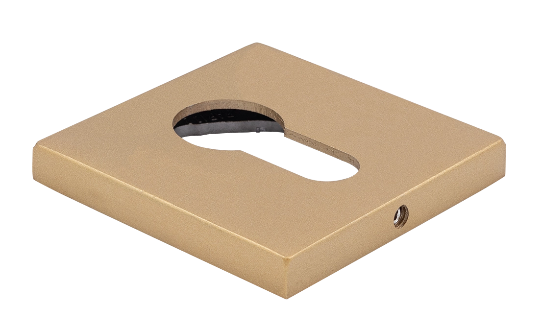 Накладка на замок MH-KH-S6 FTG под евроцилиндр, цвет матовое итальянское золото фото купить Оренбург