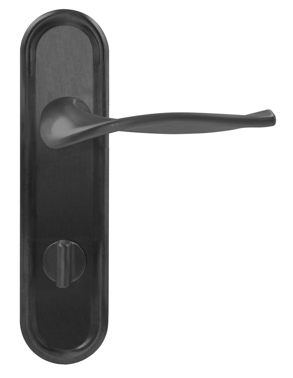 Ручка дверная SKYSCRAPER PLR WC SST на планке под сантехническую завертку, цвет Летняя гроза/Summer Storm фото купить в Оренбурге