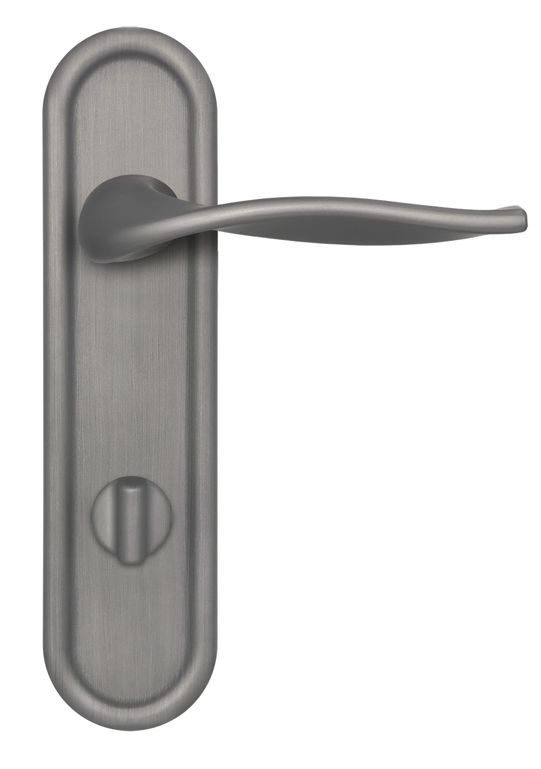 Ручка дверная SKYSCRAPER PLR WC WF на планке под сантехническую завертку, цвет Зимняя стужа/Winter Frost фото купить в Оренбурге