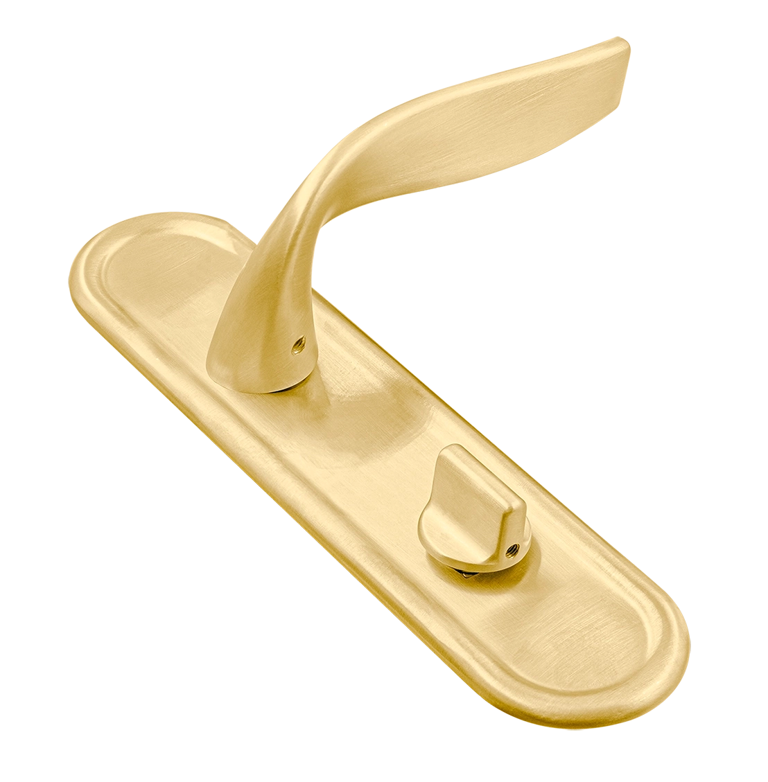 Ручка дверная SKYSCRAPER PLR WC AH на планке под сантехническую завертку, цвет Осенний мёд/Autumn Honey фото купить Оренбург