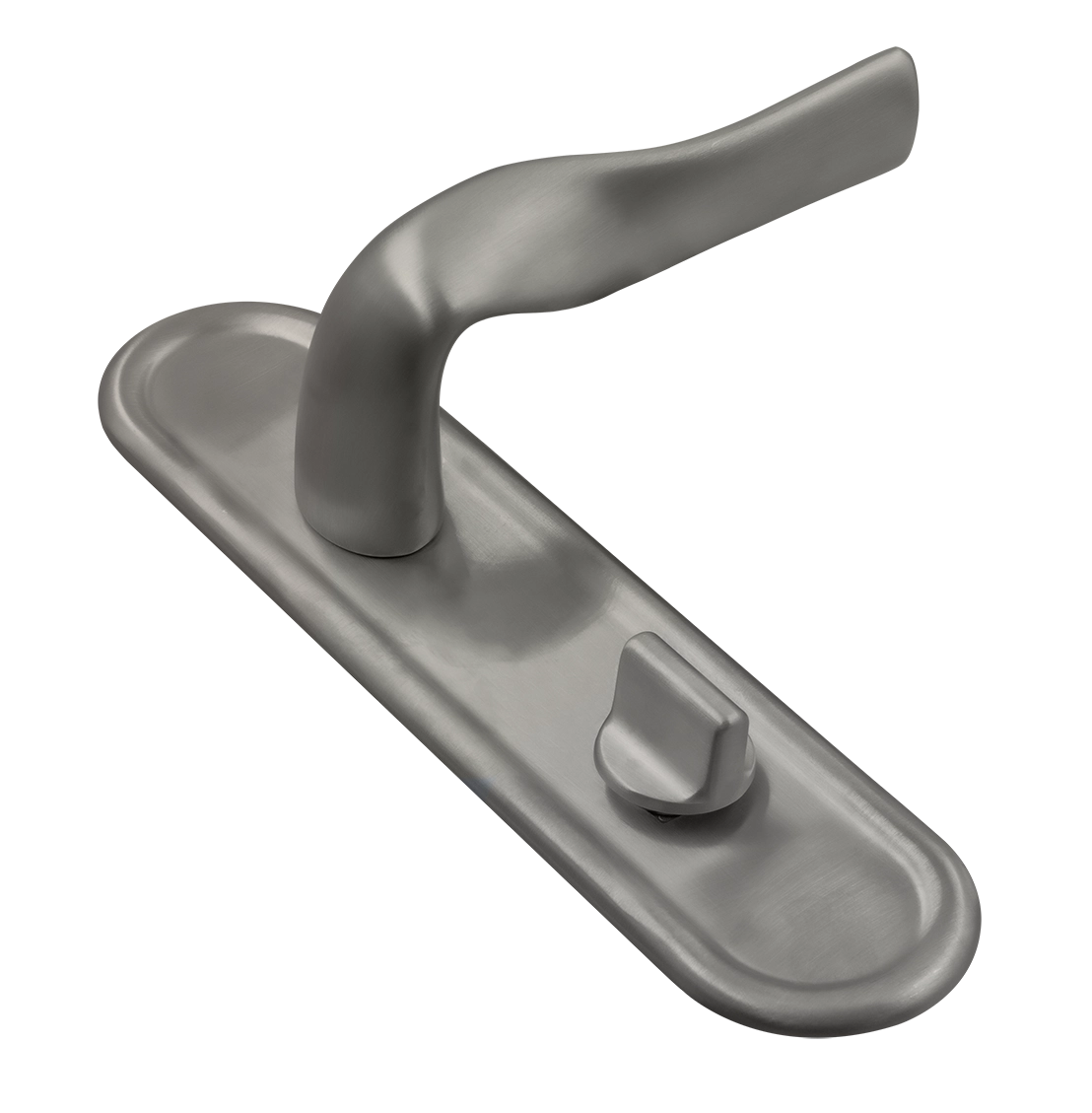 Ручка дверная LVB PLR WC WF на планке под сантехническую завертку, цвет Зимняя стужа/Winter Frost фото купить Оренбург