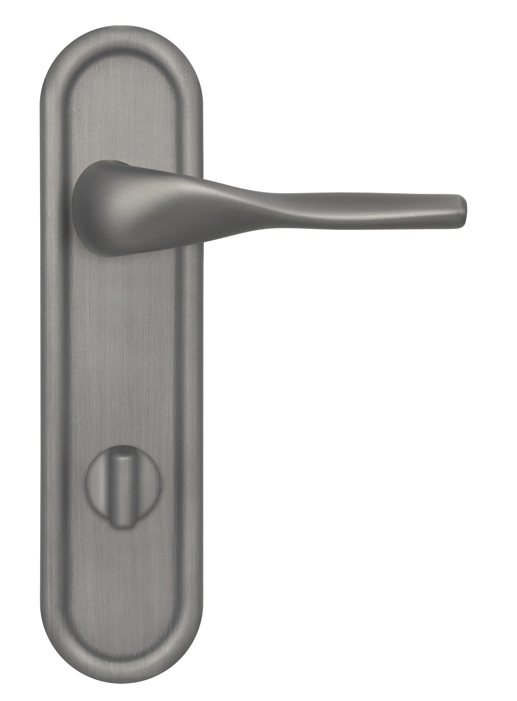 Ручка дверная LVB PLR WC WF на планке под сантехническую завертку, цвет Зимняя стужа/Winter Frost фото купить в Оренбурге