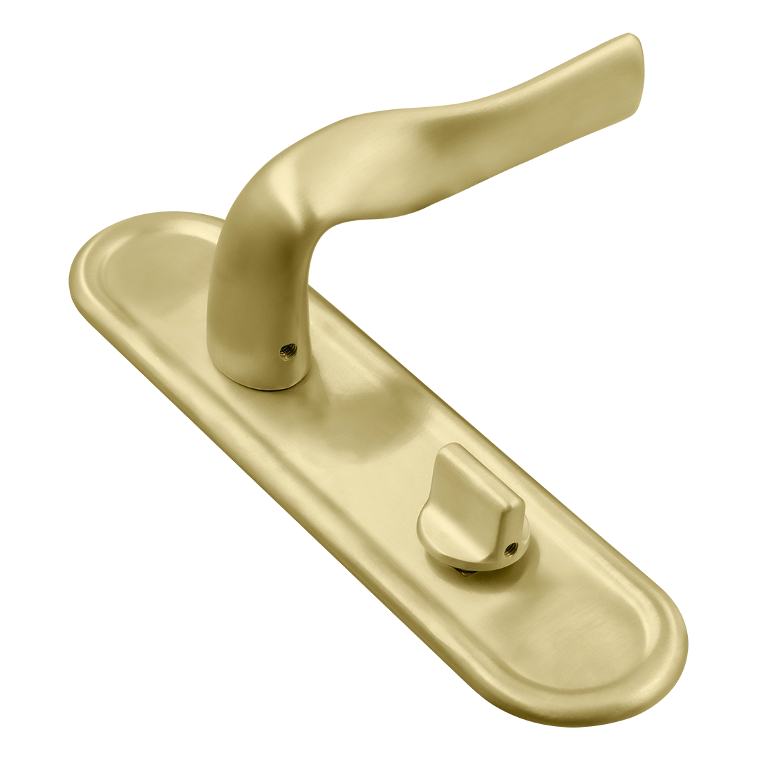 Ручка дверная LVB PLR WC AH на планке под сантехническую завертку, цвет Осенний мёд/Autumn Honey фото купить Оренбург