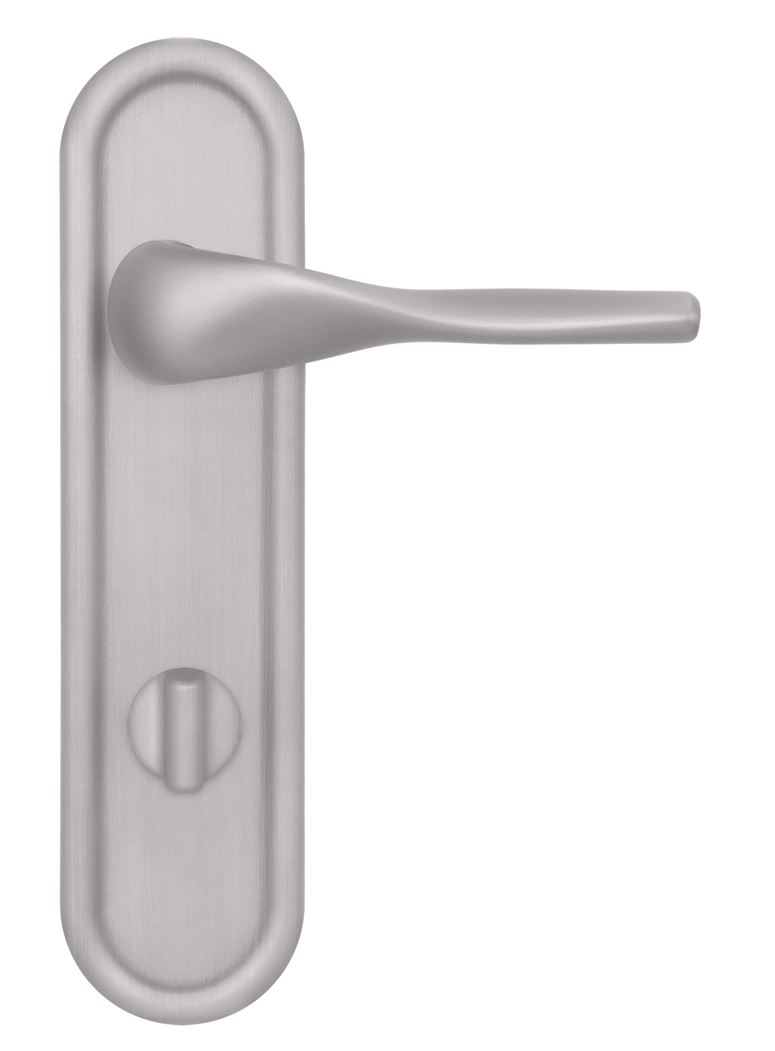 Ручка дверная LVB PLR WC SSW на планке под сантехническую завертку, цвет Стокгольмский снегопад/Stockholm Snowfall фото купить в Оренбурге