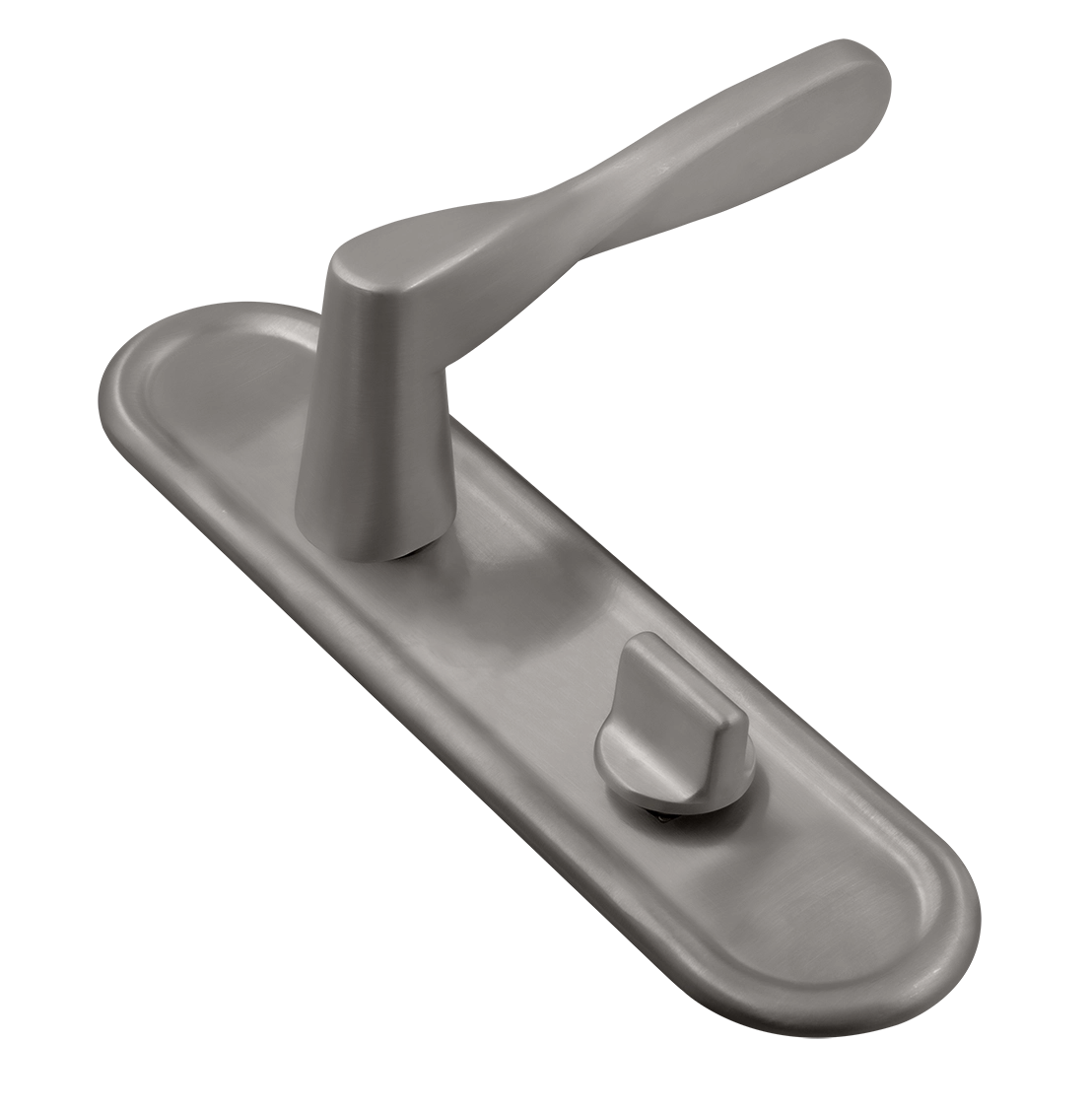 Ручка дверная THE OLYMPICS PLR WC WF на планке под сантехническую завертку, цвет Зимняя стужа/Winter Frost фото купить Оренбург