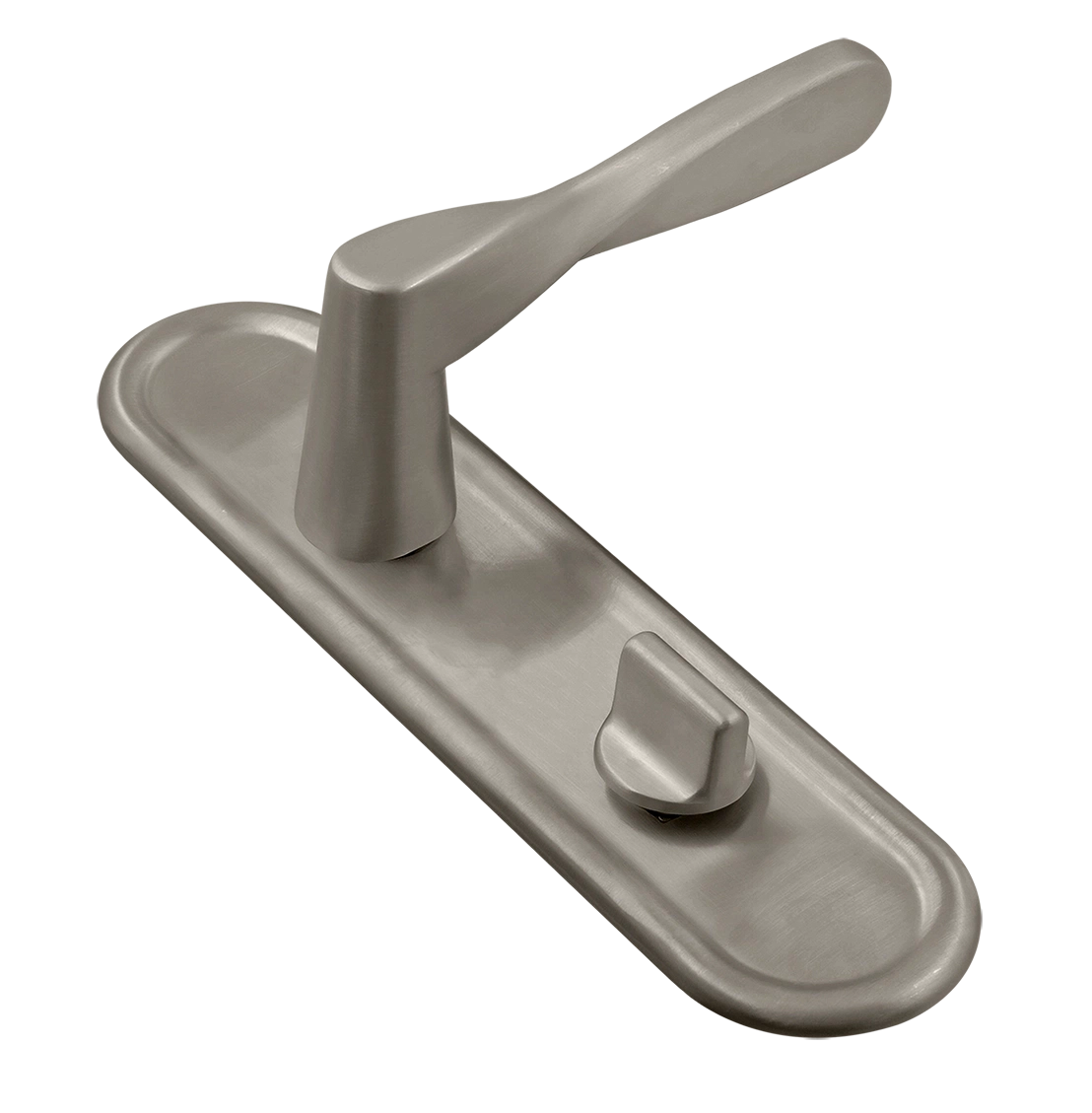 Ручка дверная THE OLYMPICS PLR WC SMI на планке под сантехническую завертку, цвет Весенняя дымка/Spring Mist фото купить Оренбург