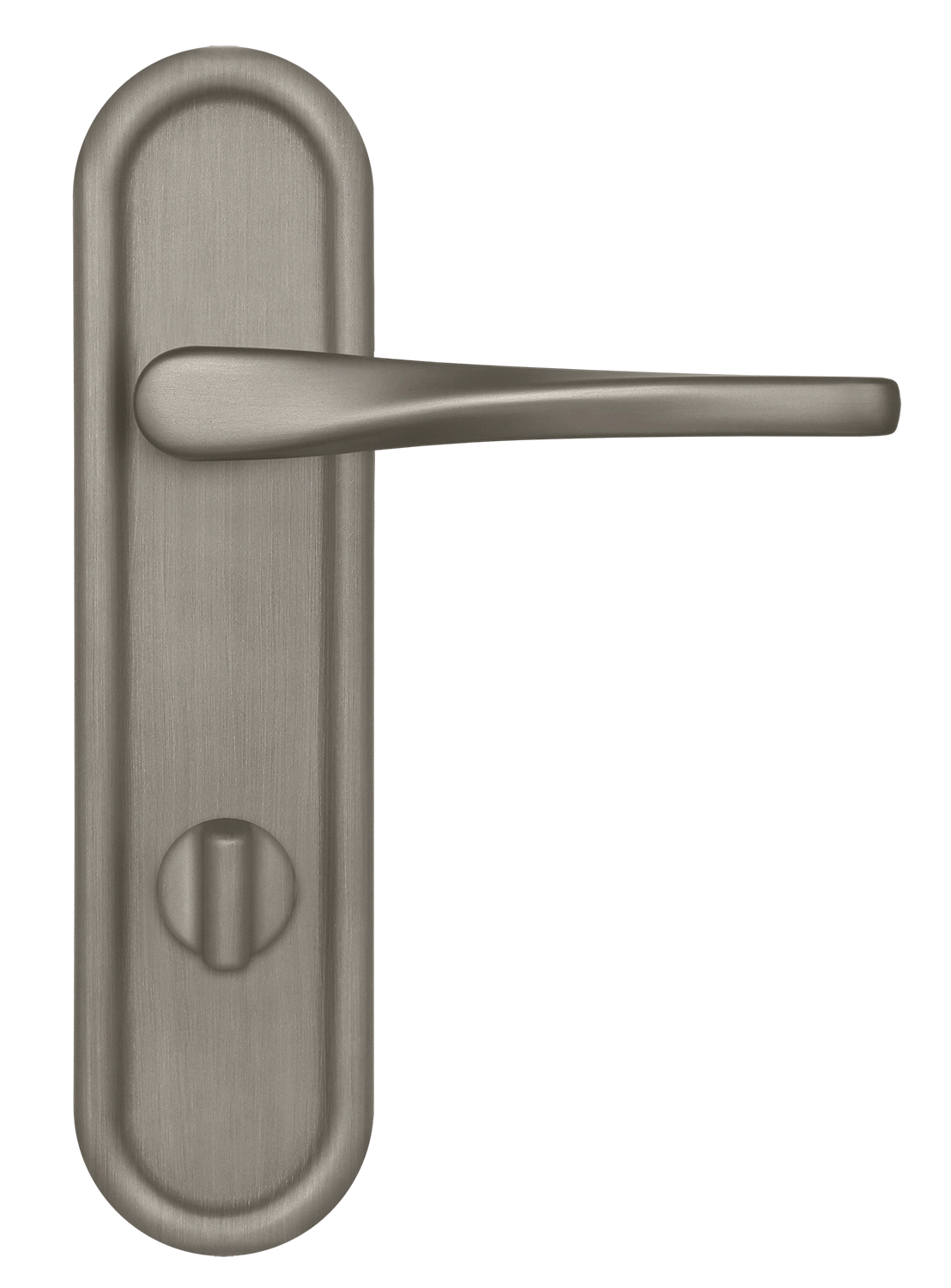 Ручка дверная THE OLYMPICS PLR WC SMI на планке под сантехническую завертку, цвет Весенняя дымка/Spring Mist фото купить в Оренбурге