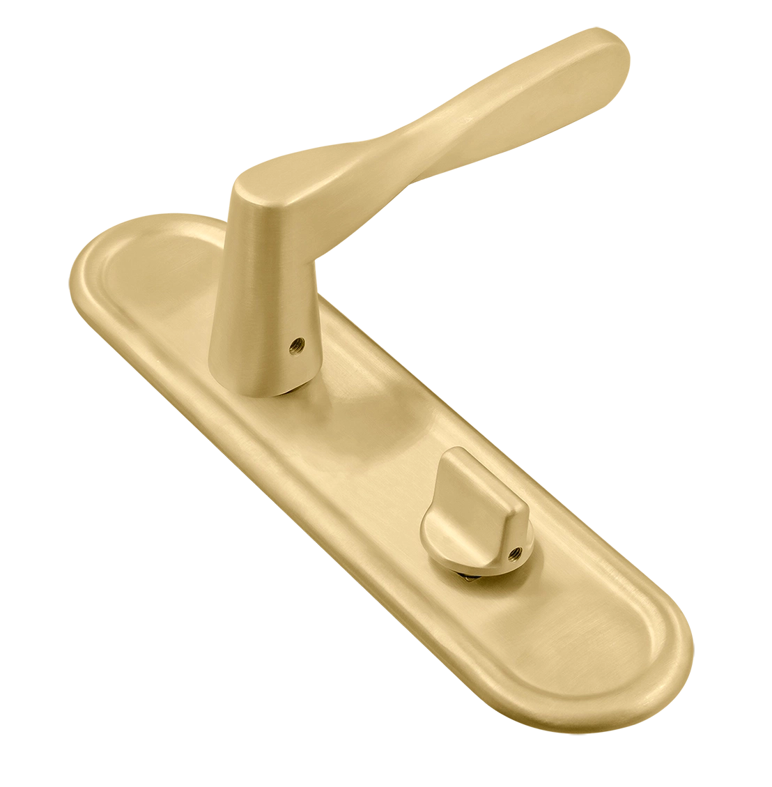 Ручка дверная THE OLYMPICS PLR WC AH на планке под сантехническую завертку, цвет Осенний мёд/Autumn Honey фото купить Оренбург