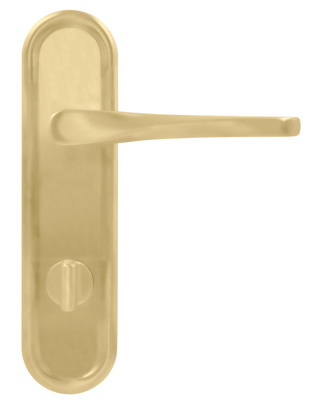 Ручка дверная THE OLYMPICS PLR WC AH на планке под сантехническую завертку, цвет Осенний мёд/Autumn Honey фото купить в Оренбурге