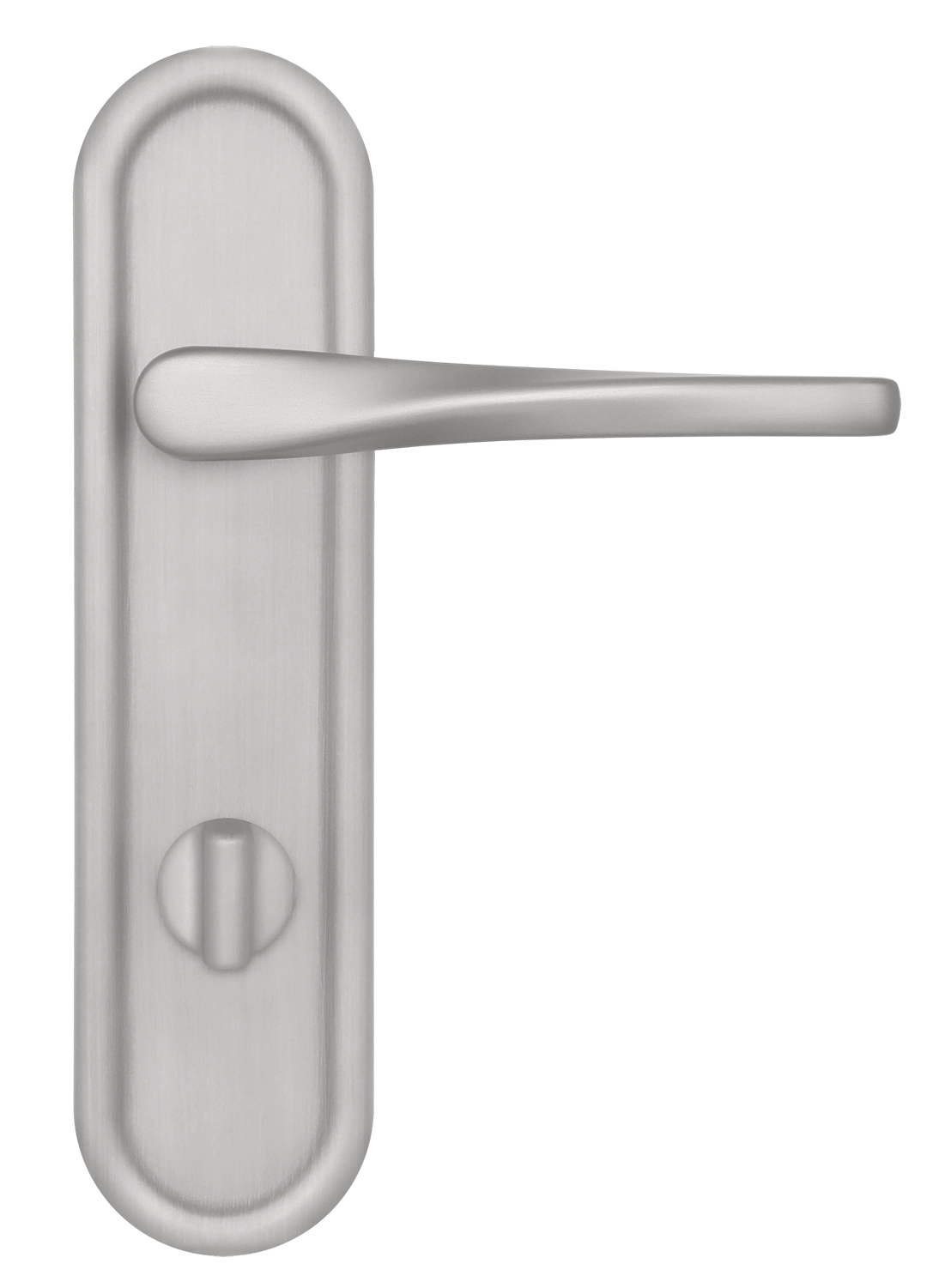 Ручка дверная THE OLYMPICS PLR WC SSW на планке под сантехническую завертку, цвет Стокгольмский снегопад/Stockholm Snowfall фото купить в Оренбурге