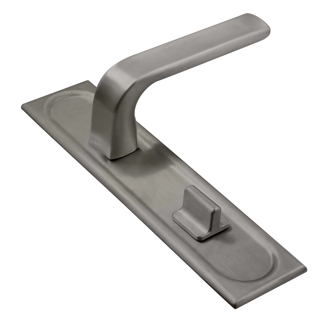 Ручка дверная THE BUS STATION PLS WC WF на планке под сантехническую завертку, цвет Зимняя стужа/Winter Frost фото купить Оренбург