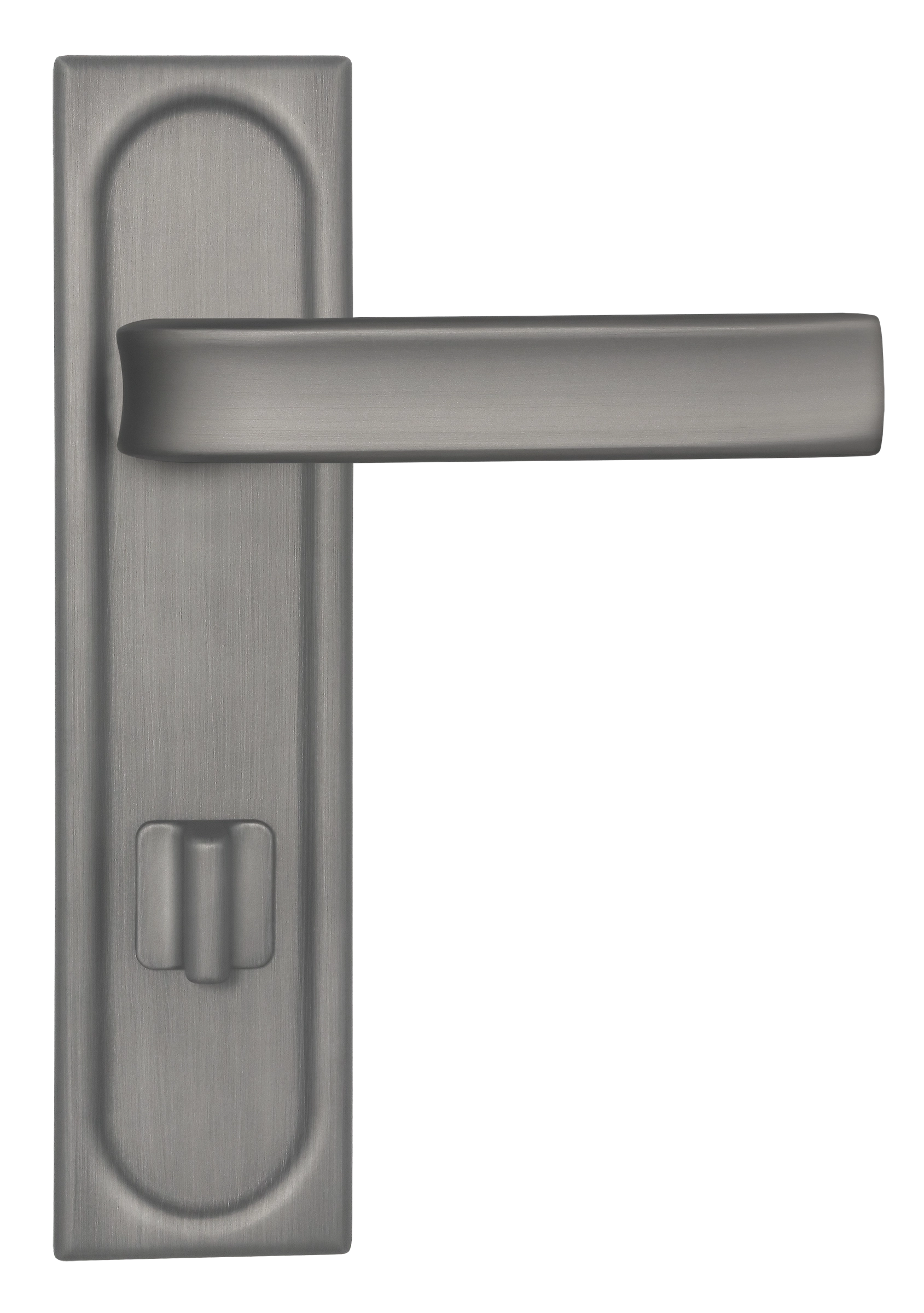 Ручка дверная THE BUS STATION PLS WC WF на планке под сантехническую завертку, цвет Зимняя стужа/Winter Frost фото купить в Оренбурге