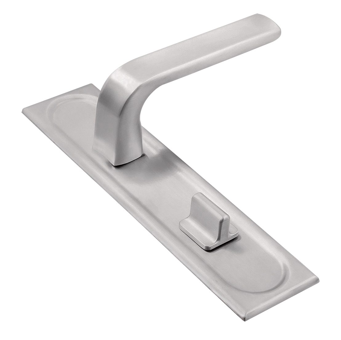 Ручка дверная THE BUS STATION PLS WC SSW на планке под сантехническую завертку, цвет Стокгольмский снегопад/Stockholm Snowfall фото купить Оренбург