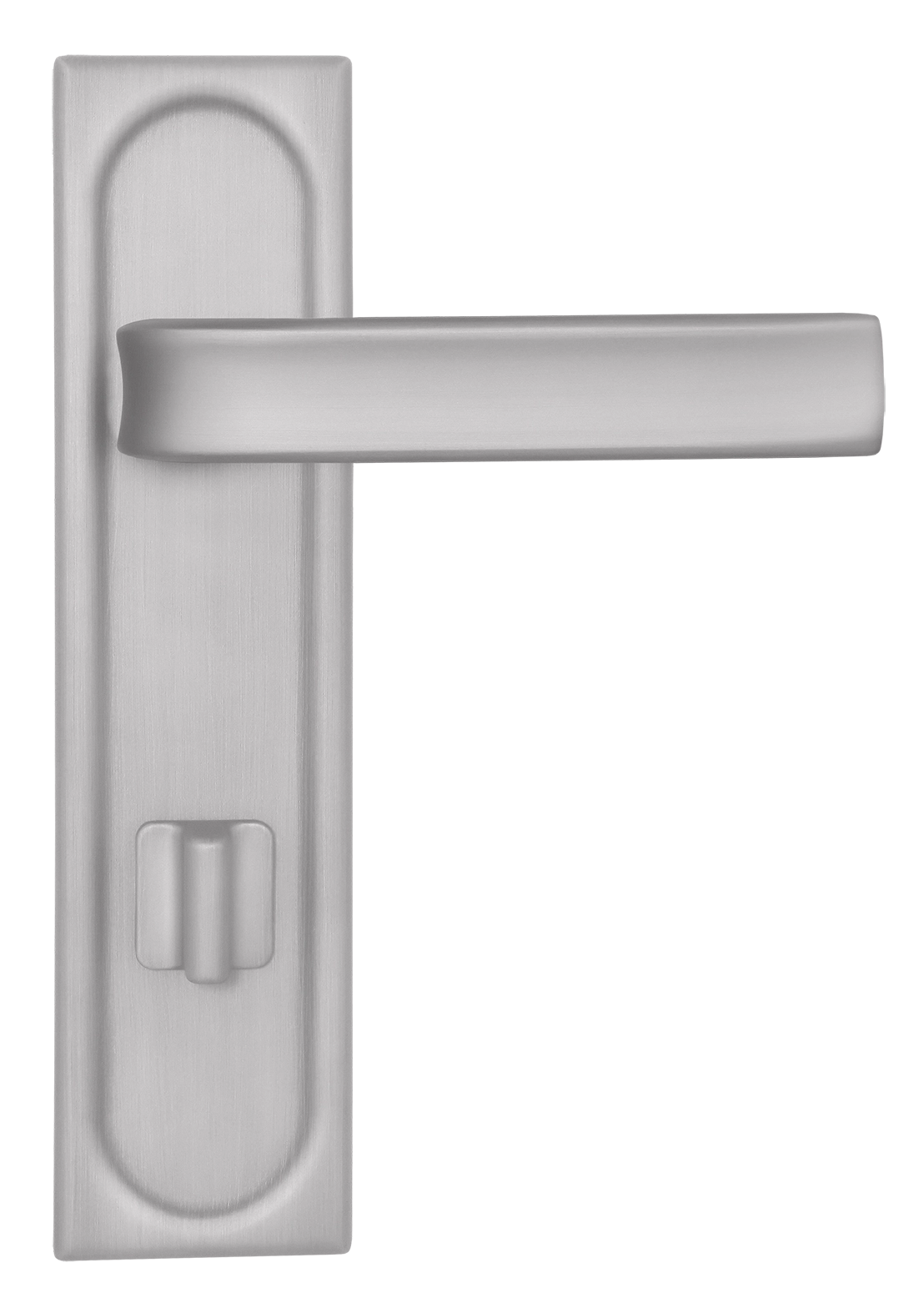 Ручка дверная THE BUS STATION PLS WC SSW на планке под сантехническую завертку, цвет Стокгольмский снегопад/Stockholm Snowfall фото купить в Оренбурге