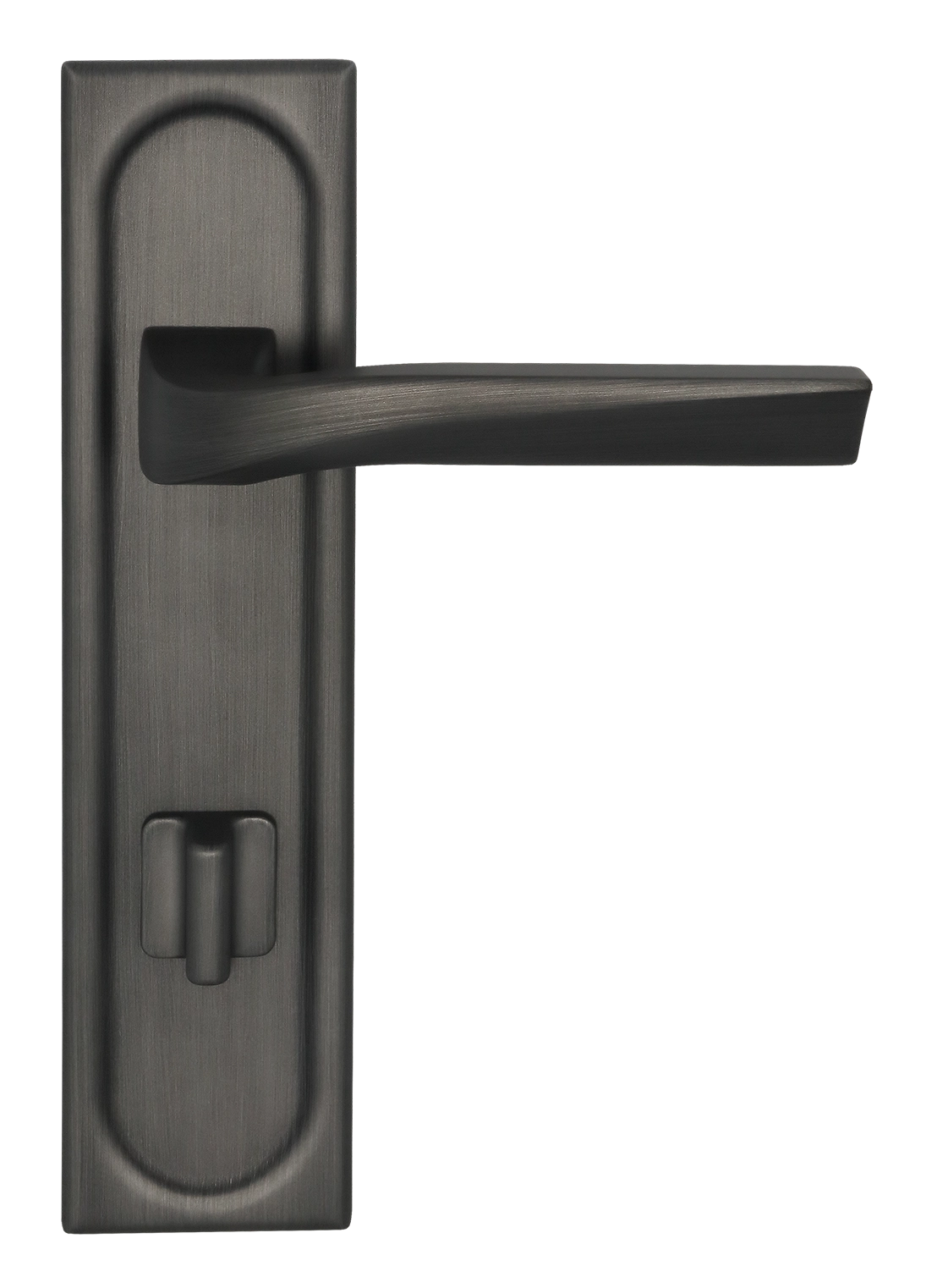 Ручка дверная WD CONCERT HALL PLS WC SST на планке под сантехническую завертку, цвет Летняя гроза/Summer Storm фото фурнитура Оренбург