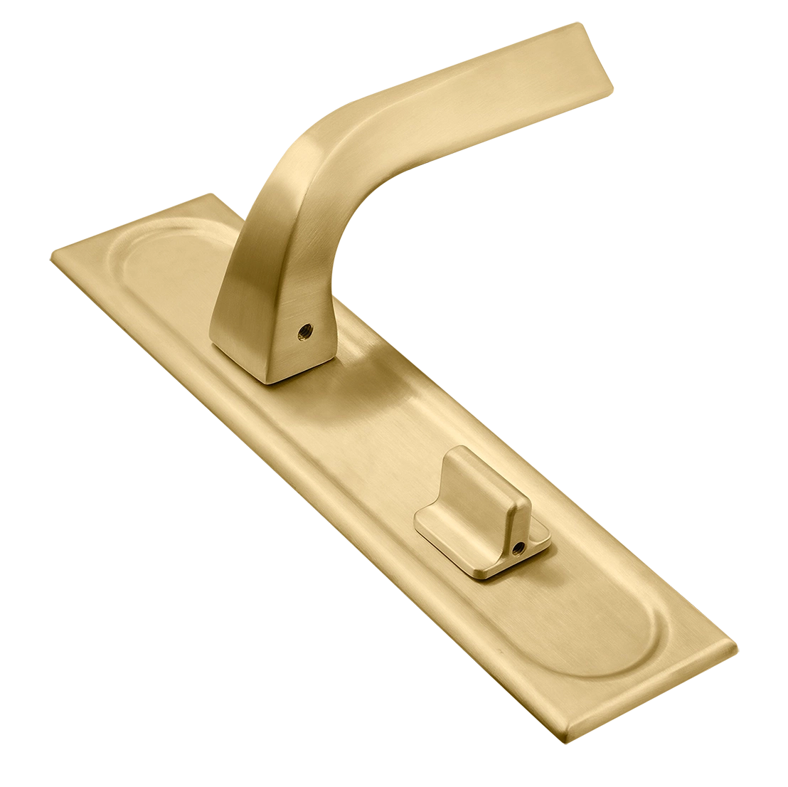 Ручка дверная WD CONCERT HALL PLS WC AH на планке под сантехническую завертку, цвет Осенний мёд/Autumn Honey фото купить Оренбург