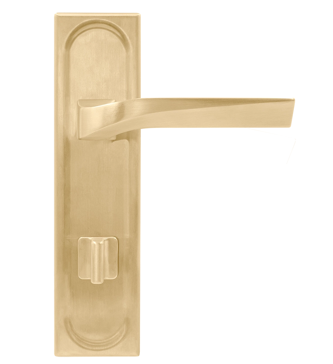 Ручка дверная WD CONCERT HALL PLS WC AH на планке под сантехническую завертку, цвет Осенний мёд/Autumn Honey фото купить в Оренбурге