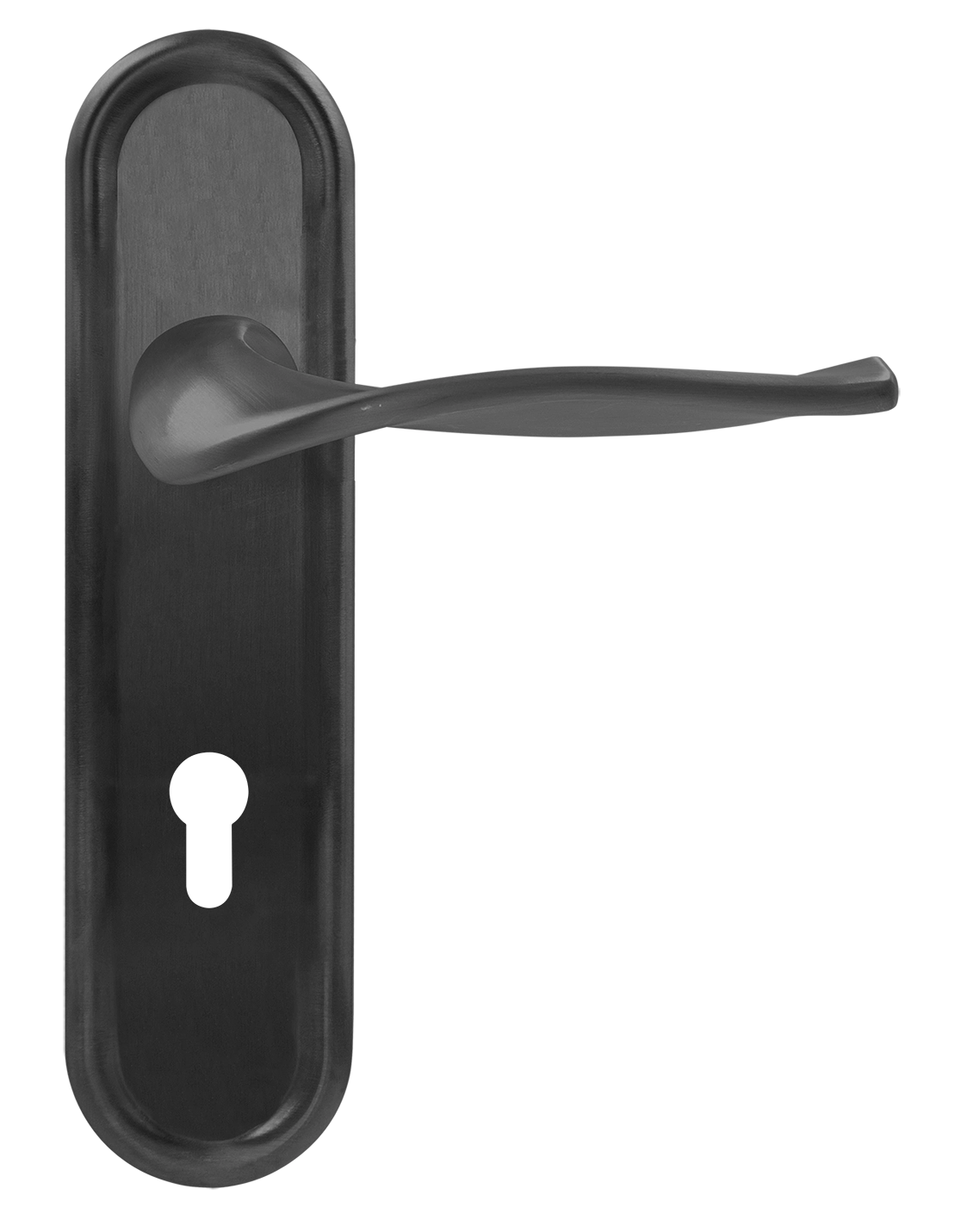 Ручка дверная SKYSCRAPER PLR KH SST на планке под ключевой цилиндр, цвет Летняя гроза/Summer Storm фото купить Оренбург