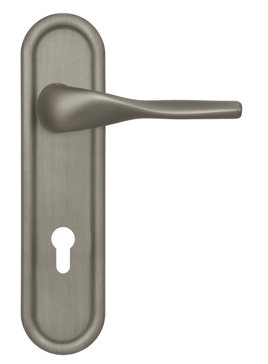 Ручка дверная LVB PLR KH SMI на планке под ключевой цилиндр, цвет Весенняя дымка/Spring Mist фото купить Оренбург