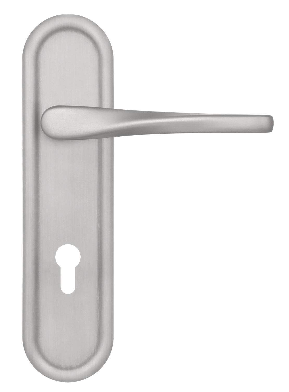 Ручка дверная THE OLYMPICS PLR KH SSW на планке под ключевой цилиндр, цвет Стокгольмский снегопад/Stockholm Snowfall фото купить Оренбург