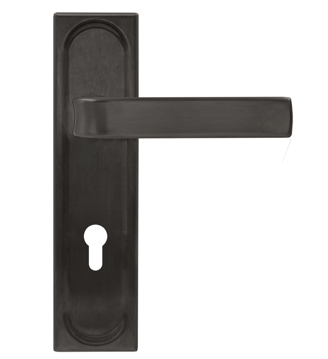 Ручка дверная THE BUS STATION PLS KH SST на планке под ключевой цилиндр, цвет Летняя гроза/Summer Storm фото купить Оренбург