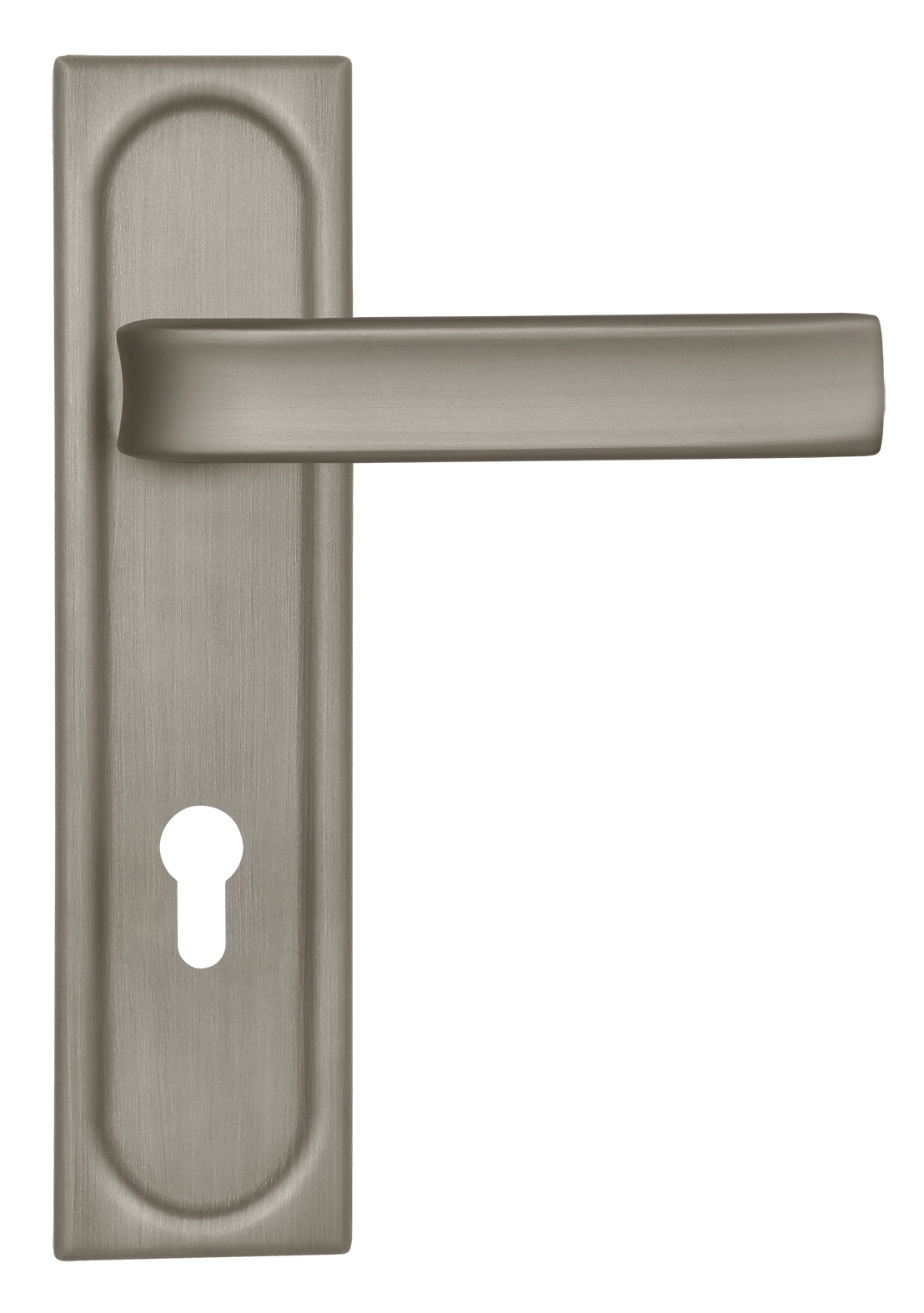 Ручка дверная THE BUS STATION PLS KH SMI на планке под ключевой цилиндр, цвет Весенняя дымка/Spring Mist фото купить Оренбург