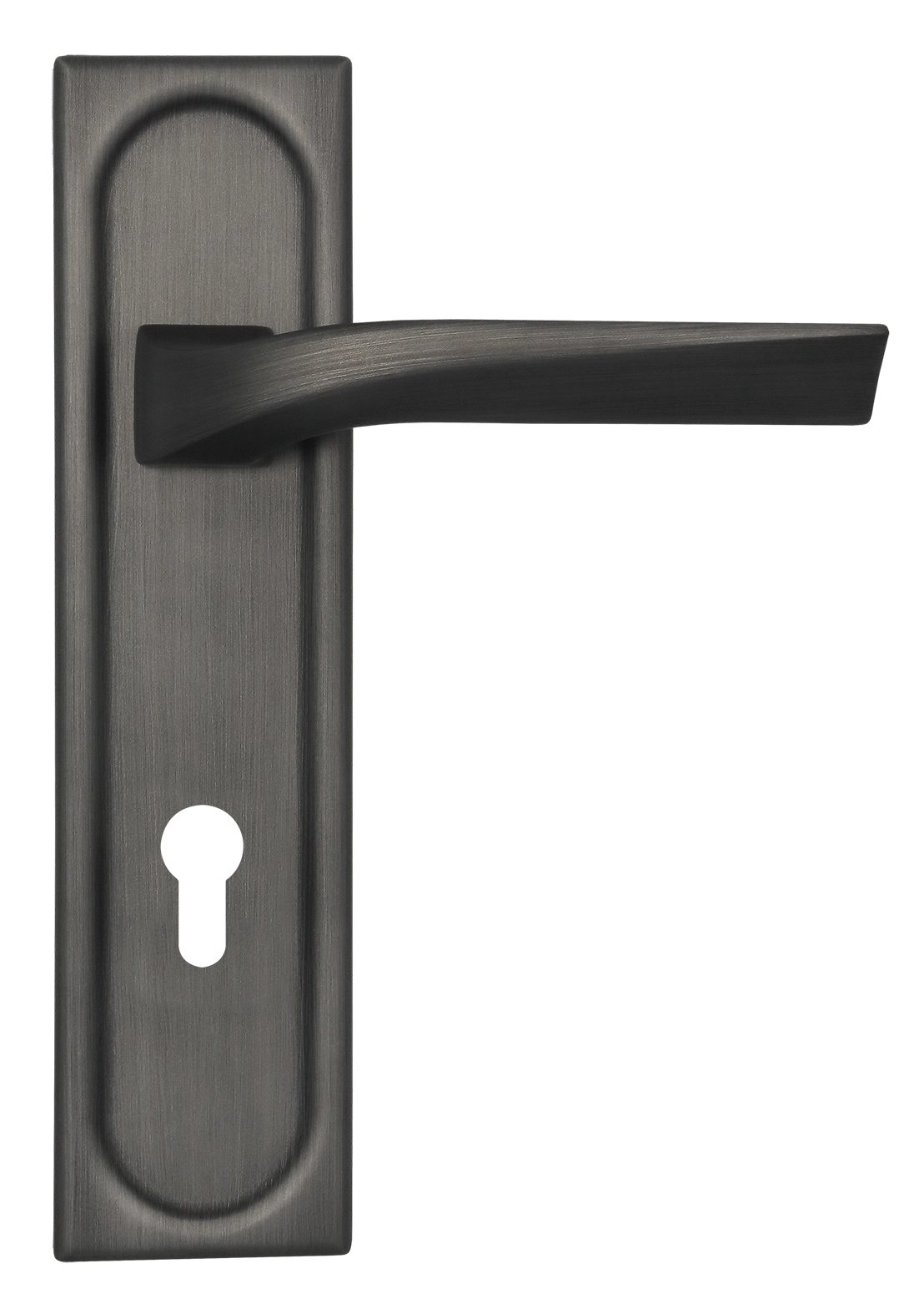 Ручка дверная WD CONCERT HALL PLS KH SST на планке под ключевой цилиндр, цвет Летняя гроза/Summer Storm фото купить Оренбург