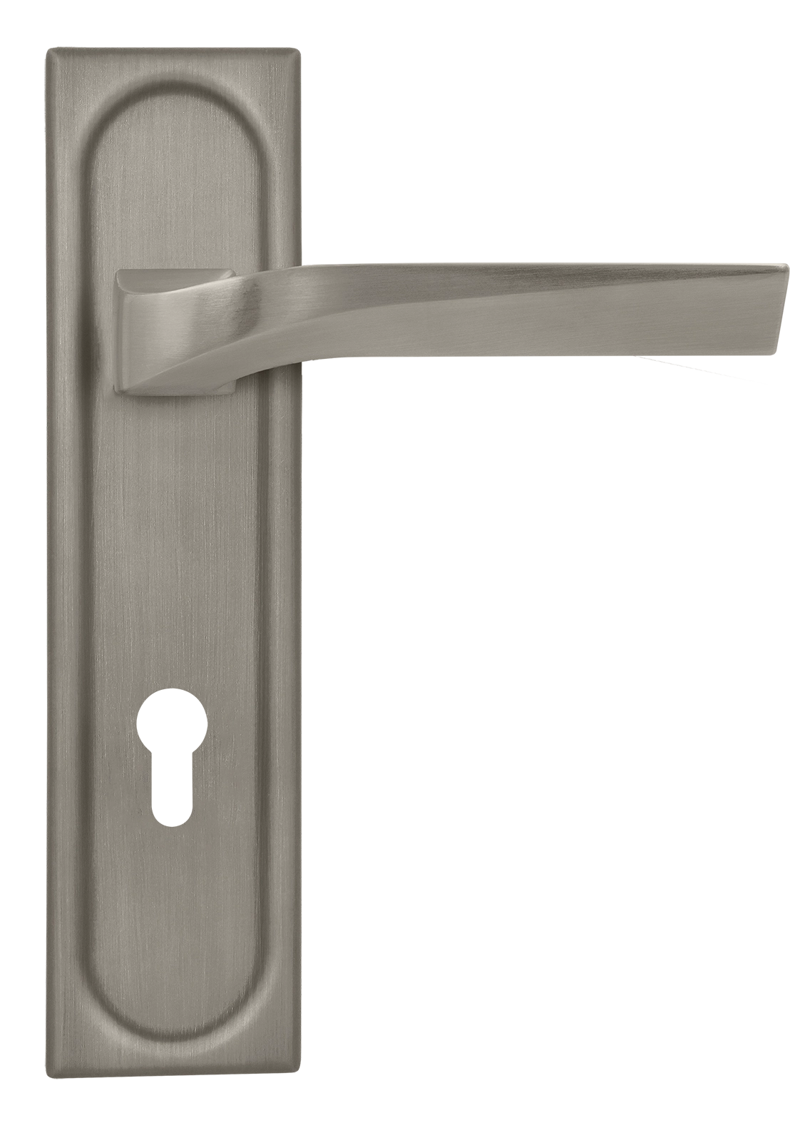 Ручка дверная WD CONCERT HALL PLS KH SMI на планке под ключевой цилиндр, цвет Весенняя дымка/Spring Mist фото купить Оренбург