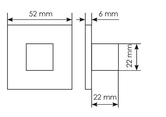 Комплект дверных ручек MH-54-S6 BL с заверткой MH-WC-S6 BL + замок M1895 BL, цвет черный фото дверная фурнитура Оренбург