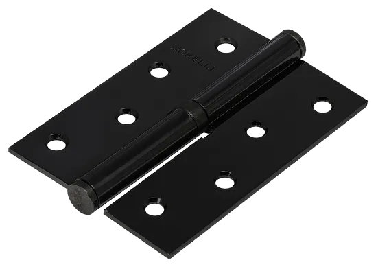 Петля карточная разъемная MSND 100X70X2.5 BL L с подшипником стальная левая, врезная цвет черный фото купить Оренбург