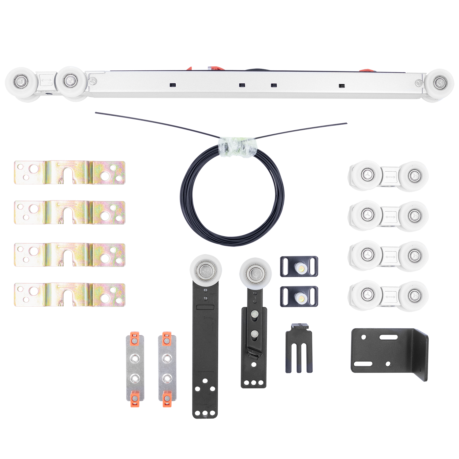 SET-TS 2+1, комплект системы TS для раздвижных дверей на 3 полотна (2 подвижных и 1 стационарное) фото купить Оренбург