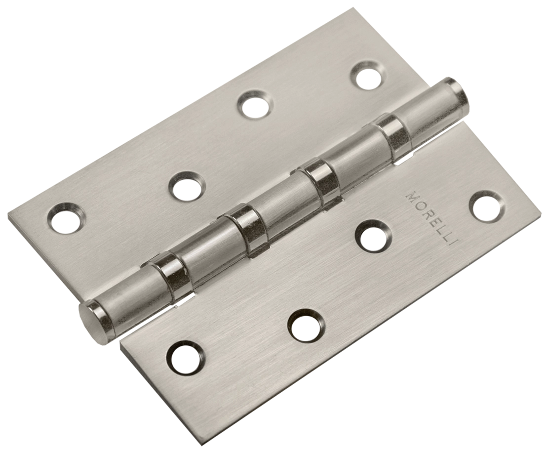 Петля карточная универсальная MSN 100X70X2.5-4BB MSN с подшипником стальная, врезная, цвет матовый сатинированный никель, сталь фото купить Оренбург