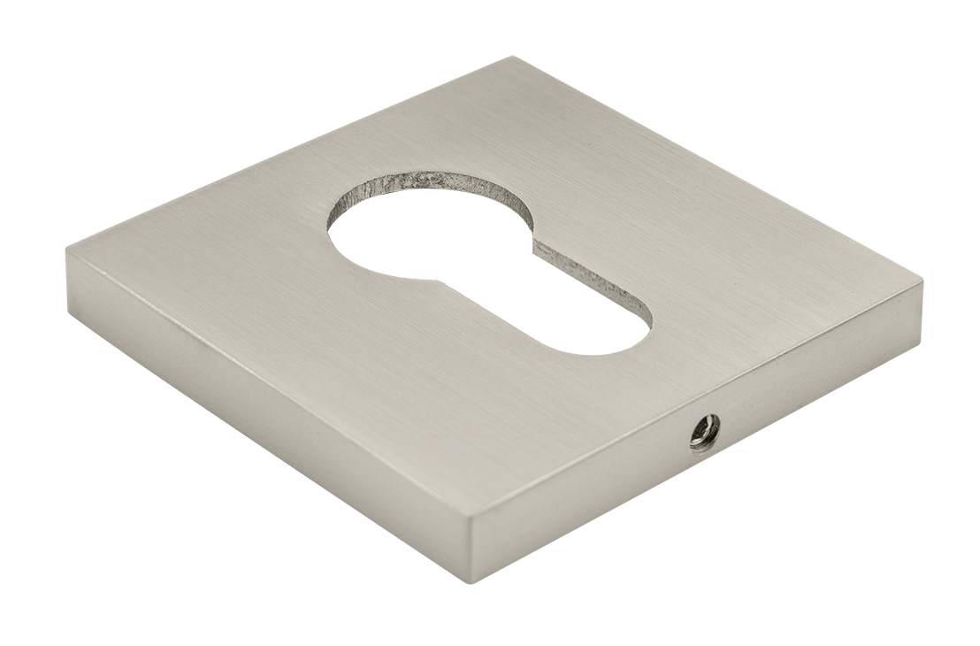 Накладка на замок MH-KH-S6 MSN под евроцилиндр, цвет матовый хром фото купить Оренбург