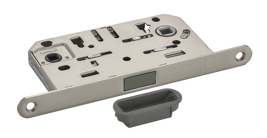 Защелка межкомнатная M1895 MSN магнитная, сантехническая, цвет матовый сатинированный никель фото купить Оренбург